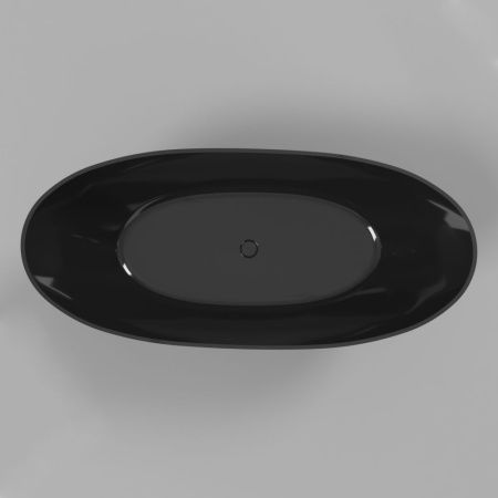 Ванна WHITECROSS Ruby 165x75 (черный глянец) иск. камень