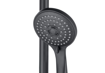 Душевой гарнитур 3jet 73см AQUATEK, матовый черный AQ2011MB, артикул AQ2011MB