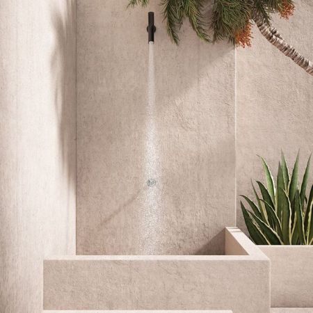 ANTONIO LUPI APOLLO Верхний душ Ø45 мм., настенный монтаж, цвет черный матовый