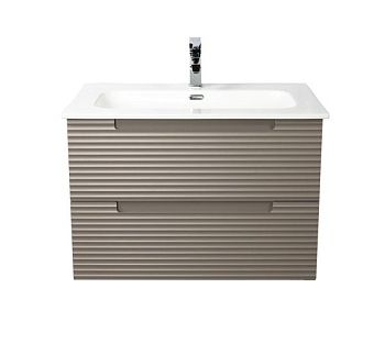 Комплект мебели Visobath Kyoto, 800 мм, цвет кварцевый матовый лак (Quarzo)