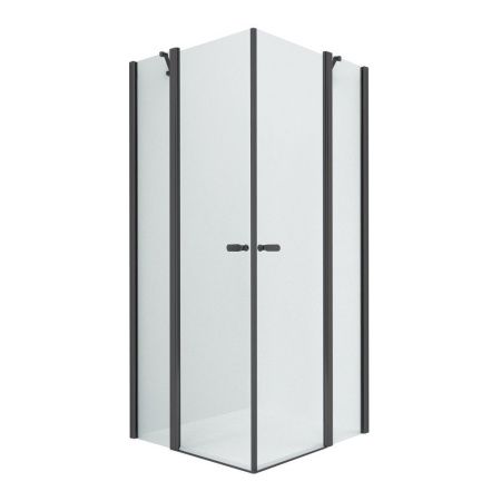 Душевое ограждение NEW TRENDY NEW SOLEO BLACK 2D 100x120x195 K-0557 (черный)