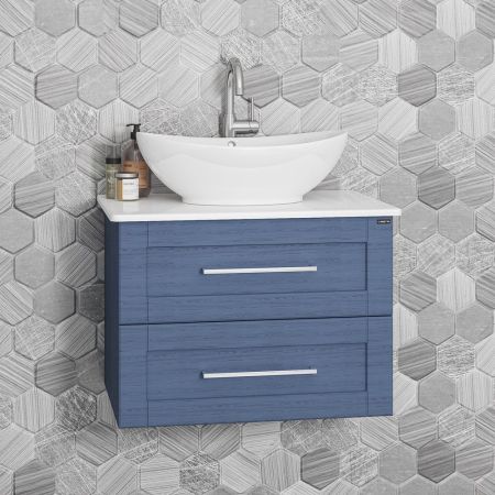 Тумба для умыв. "Венера 70" дуб адриатика,со столешницей, подвес. (ум Гамма 56)