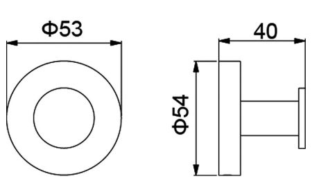 Крючок Timo Saona 13011/03 Черный, артикул 13011/03