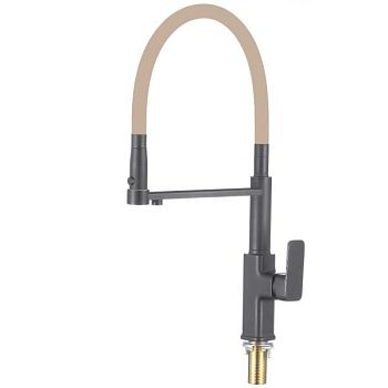 Смеситель для кухни с подключением к фильтру Savol S-L1808Q-12, графит