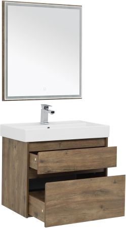 Мебель для ванной Aquanet Nova Lite 75 дуб рустикальный (2 ящика), артикул 00254218