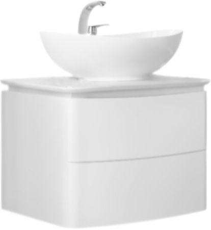 Тумба под раковину Raval Moon 60 подвесная Белая