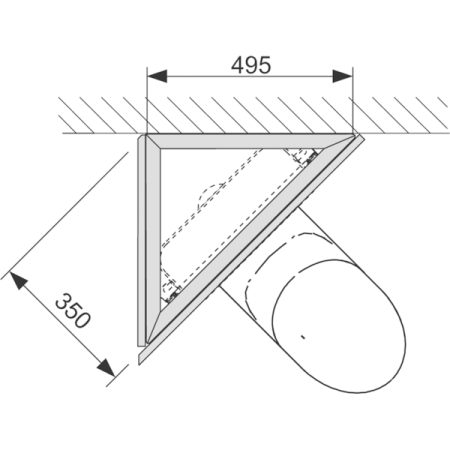 Комплект для установки модуля под углом к стене., артикул 9380004