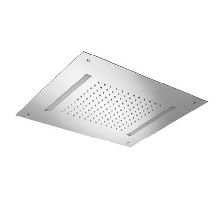 Almar Душевая лейка потолочная встраив.с хромотерап., 500х500 мм, 1 режим, нерж сталь, артикул E044197.MS