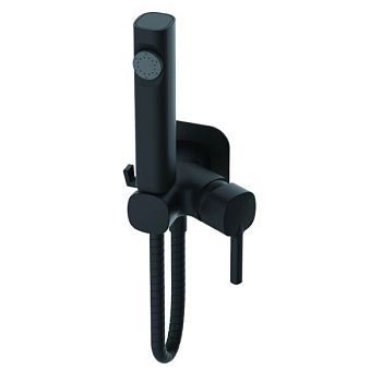 Гигиенический душ со смесителем Haiba HB5518-7, черный
