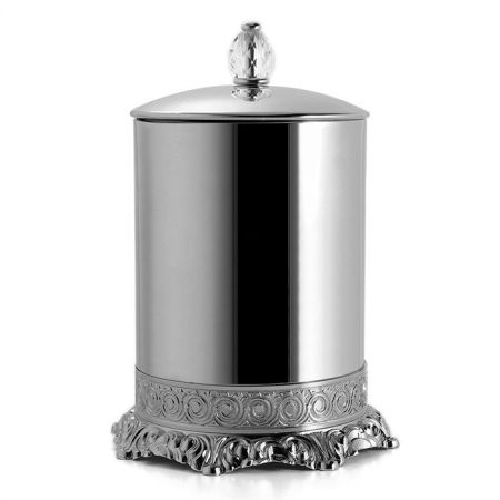 3SC Bally Ведро с крышкой, ручка Swarovski,цвет: хром
