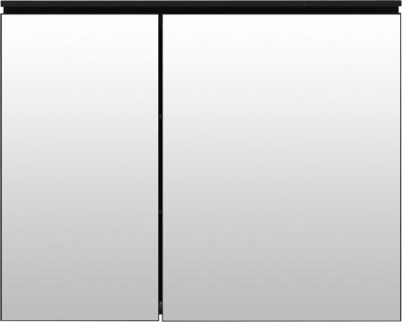 Зеркальный шкаф De Aqua Алюминиум 100 черный, артикул 261761