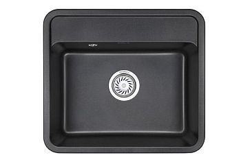 Кухонная мойка GRANULA Стандарт (5601, ЧЁРНЫЙ)