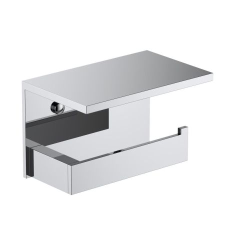 Бумагодержатель с полкой для телефона Timo Petruma 15243/00 хром, артикул 15243/00