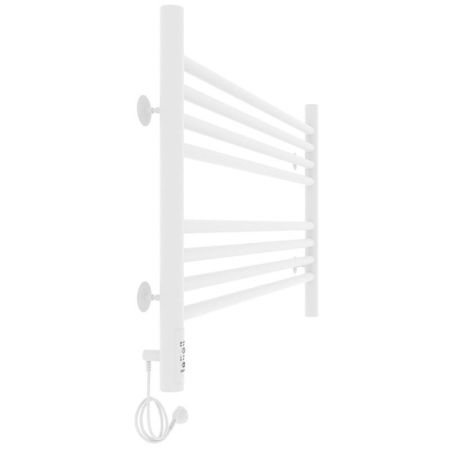 Полотенцесушитель электро "Оливия ЧК8 800*500", белый муар, левый