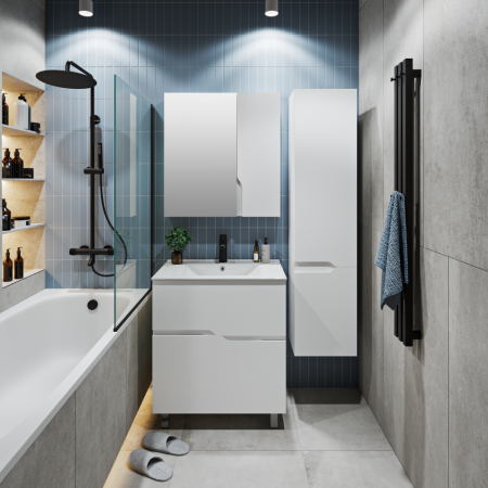 Тумба Runo Палермо 70 напольная под умывальник 00-00002555 (Teffy 70) (00-00004157), артикул 00-00004157