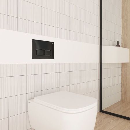 Клавиша смыва IDDIS Unifix универсальная черный 010 (UNI10B0i77), артикул UNI10B0i77