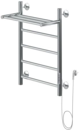 Полотенцесушитель электрический Aquanet Mauro 60х40 Тэн справа , с полкой, артикул 00282005