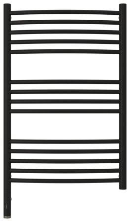 Полотенцесушитель, Сунержа, Богема 3.0, выгнутая, электрический, ширина, мм-532, глубина, мм-103, высота, мм-924, межосевое расстояние-500, нагревательный элемент-ТЭН, подключение-нижнее слева, электрокомплект-МЭМ, мощность, Вт-300, материал-нержавеющая с