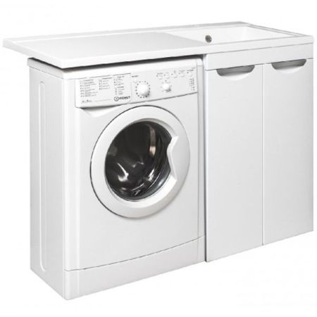 Тумба под раковину Runo Лира 120 4620750027223 Белая