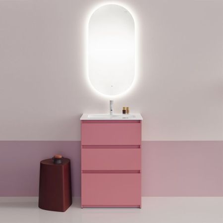 BURGBAD LAVO 2.0 Зеркало 500х1000х25 мм., LED подсветка по периметру, 4250К, с выключателем