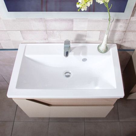 Комплект мебели для ванной Бриклаер БРАЙТОН 70B, бежевый, артикул БРАЙТОН 70B