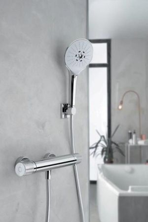 Ручной душ Jacob Delafon Noe Switch E22269-CP Белый Хром, артикул E22269-CP