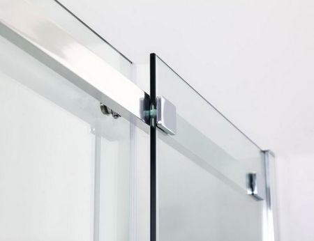 Душевой уголок Black&White Stellar Wind S508 прямоугольный профиль Серебристый хром стекло прозрачное, артикул 5088012