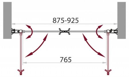 Душевая дверь BelBagno SELA-B-2-105-C-Cr