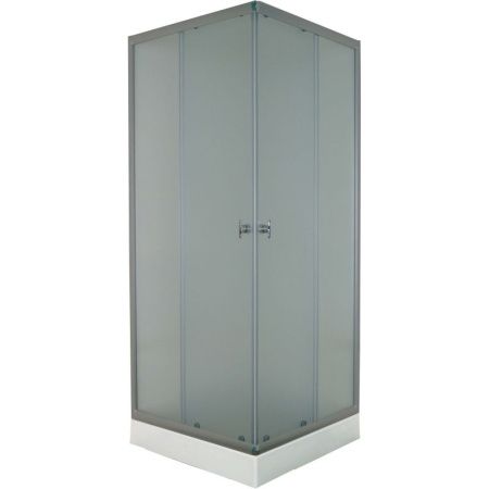 Душевой уголок Parly ZEQ811 80х193 профиль Матовый алюминиевый стекло матовое