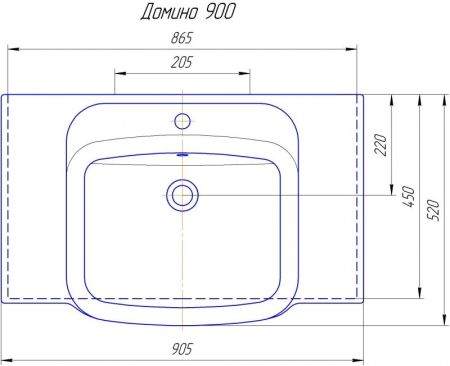 Тумба с раковиной SanVit Тандем 90 ktandem90 с фактурой под дерево подвесная Зебрано