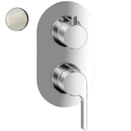 Смеситель для душа встраиваемый Webert DoReMi DR860101345, никель, артикул DR860101345