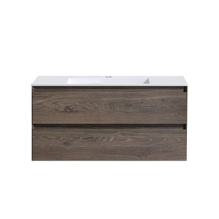 База под раковину Luka 1000 подвесная, 2 выкатных ящика soft-close, R.Oak, артикул VMC-2L100RO