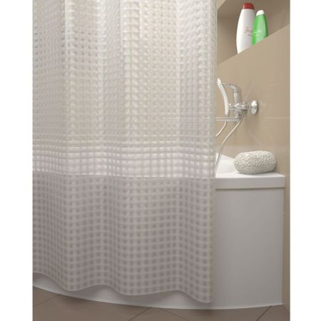 Штора для ванны Iddis Stereo Square 180x200 Прозрачная, артикул 500E18Si11