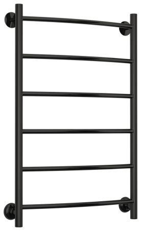 Полотенцесушитель водяной СТИЛЬЕ "Версия-Н2" 800х500 (6) Г 18 (Чёрный)