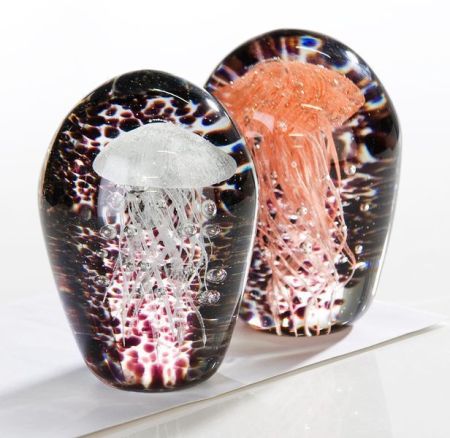 Casablanca, стеклянная скульптура "Медузы", цвет черно-бело-красный, артикул 87265