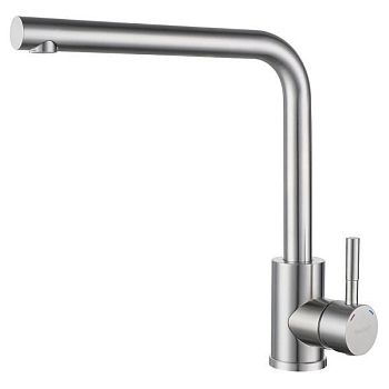 Смеситель для кухни GranFest Z-5411, нержавейка