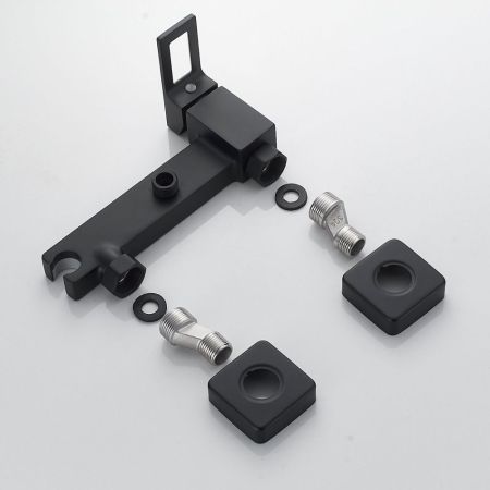 Гигиенический душ со смесителем Raffine F0596H-1, черный