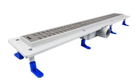 Душевой уголок Ambassador Diamond 12011109-ST3, квадратный, линейный трап, 90х90, артикул 12011109-ST3