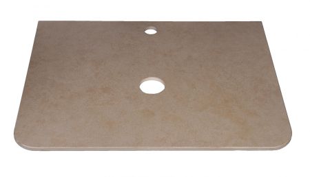 Столешница керамогранит под тумбу "Атлантика 60" MI01, цвет бежевый светлый