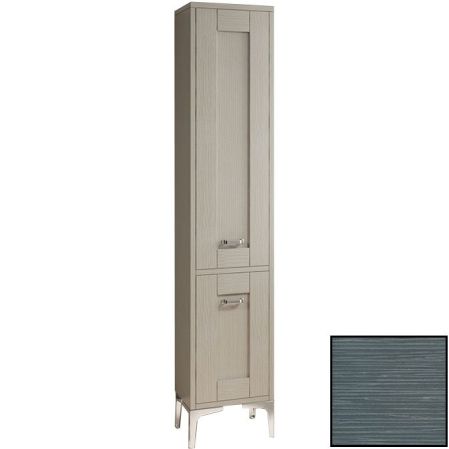 Шкаф пенал SanVit Прованс 34 pprov Шелк Сталь, артикул pprov