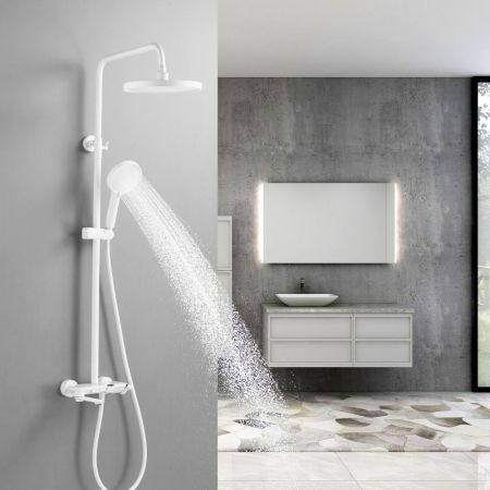 Душевая система Shevanik S4726C, белый