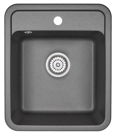 Кухонная мойка GRANULA Standart (4202, ЧЁРНЫЙ), артикул 4202, ЧЁРНЫЙ