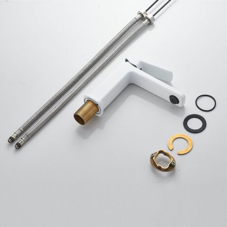 Смеситель для раковины Raffine F0199C, белый, артикул F0199C