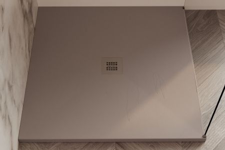 Душевой поддон Allen Brau Priority 90x80 8.31001-PGM платина, артикул 8.31001-PGM