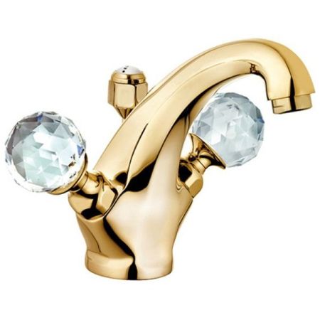 Смеситель для раковины Kludi Adlon 5101045G4 Золото 23 карата, артикул 5101045G4