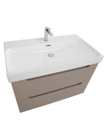 ETNA База под раковину подвесная с двумя выкатными ящиками, с доводчиками, Еловый Матовый, 800x455x500, ETNA-800-2C-SO-VO, артикул ETNA-800-2C-SO-VO