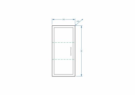 Шкаф подвесной "Концепт 36/80", артикул SP-00000138