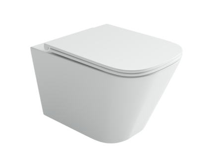 Подвесной унитаз Союз (Union) безободковый, смыв торнадо, артикул CN4009T