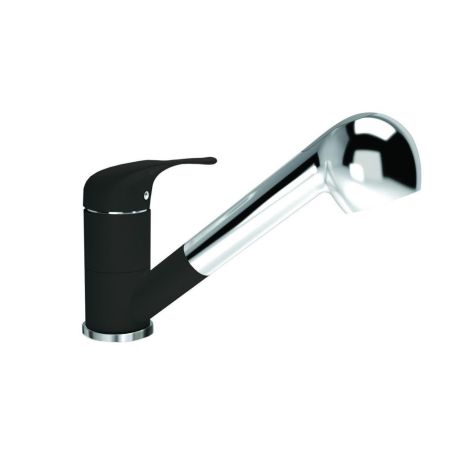 Смеситель для кухни с выдвижным изливом Florentina СИГМА 313.14L.1223.302, антрацит, артикул 313.14L.1223.302