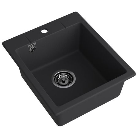 Кухонная мойка GranFest URBAN 242, черный, артикул 242 черный